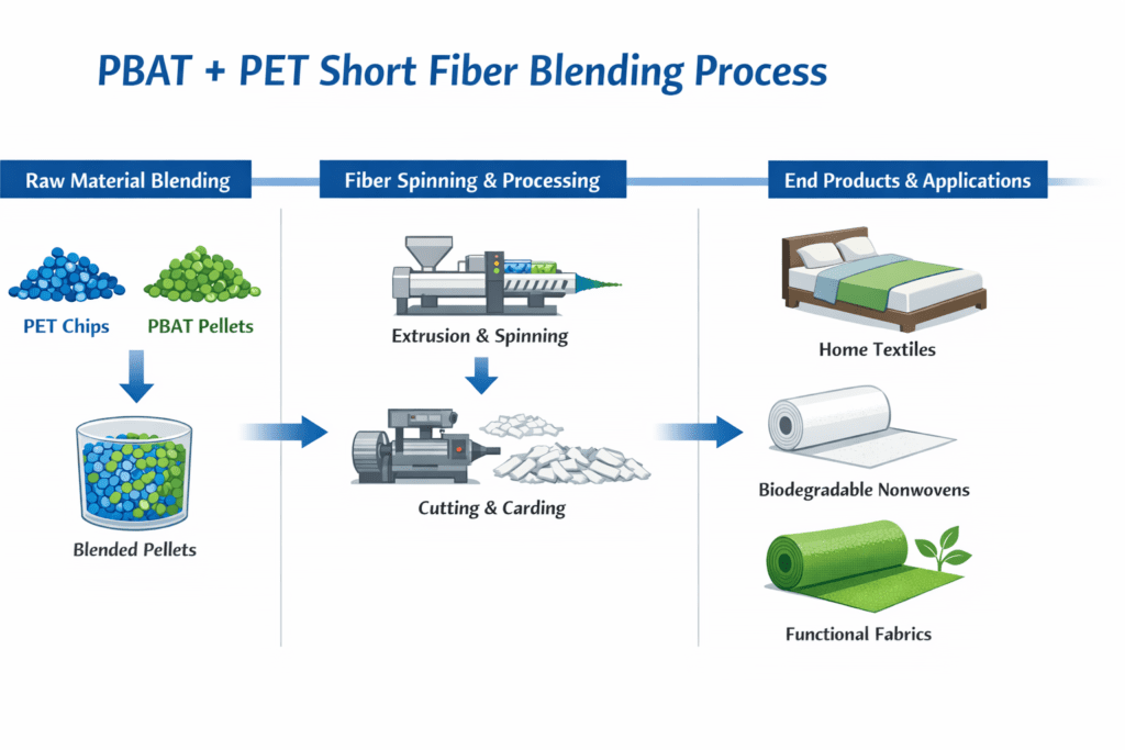 How to Make Partially Biodegradable Short Fibers Using PBAT and PET ...